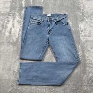 Tecovas Jeans Mens 32x34 Medium Blue Denim Stretch Straight Slim Casual